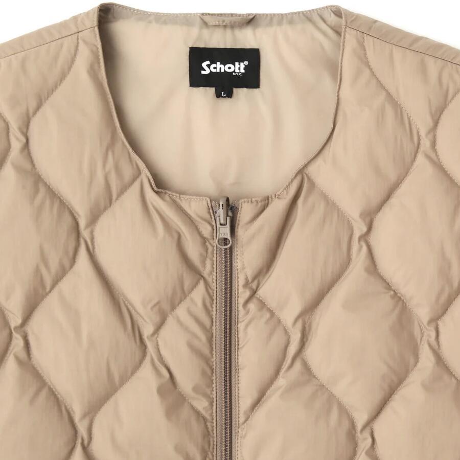 ショット タイオン インナーダウンベスト 7825253002 Schott ×Taion Inner Down Vest コラボ インナー ダウン ベスト ジレ | Schott N.Y.C | 07
