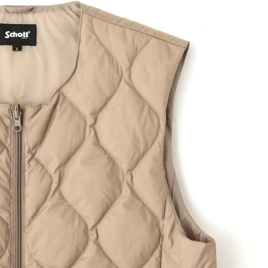 ショット タイオン インナーダウンベスト 7825253002 Schott ×Taion Inner Down Vest コラボ インナー ダウン ベスト ジレ | Schott N.Y.C | 08