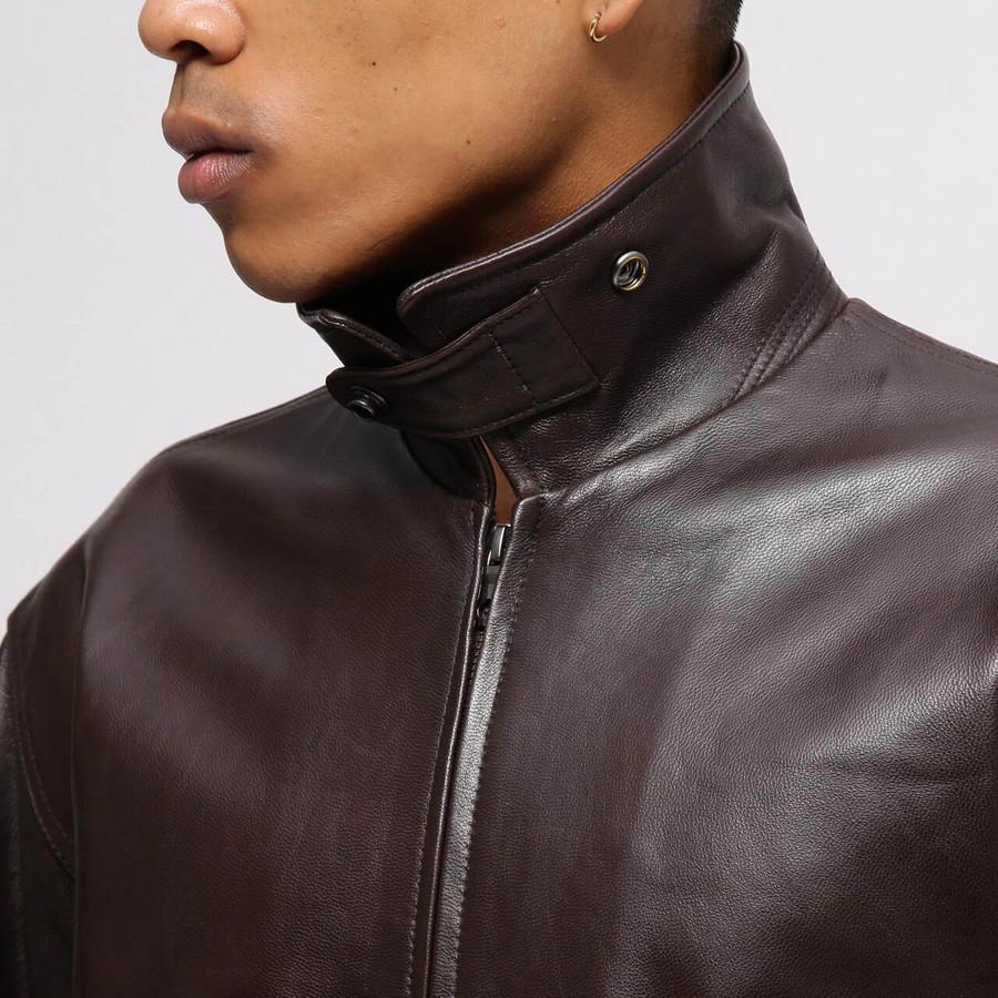 アビレックス レザージャケット ゴート ヴェジ スウィング トップ Goat Vege Swing Top やぎ革 ブルゾン メンズ 7835950014 アウター アヴィレックス Avirex | AVIREX | 07