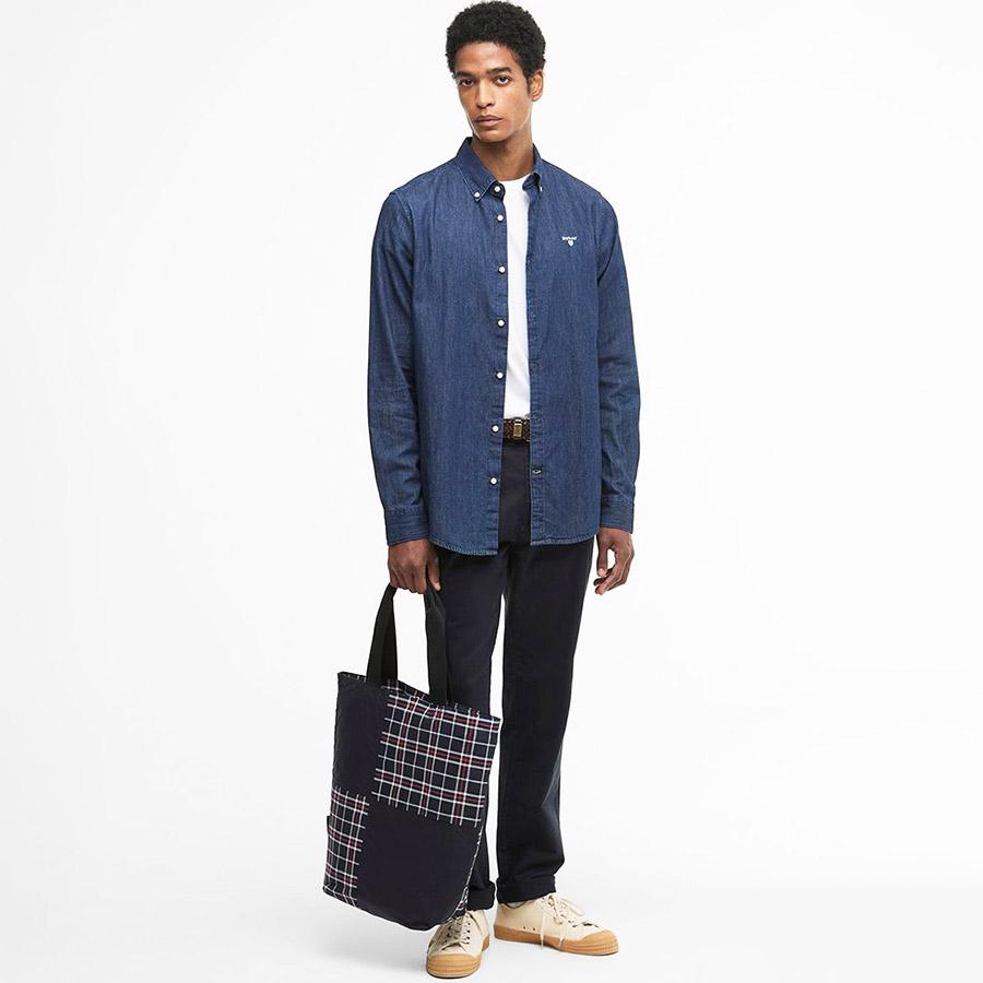 バブアー トランスポート トートバッグ パッチワーク Barbour Transport Tote Bag UBA0741 バヴアー バブワー 母の日 ギフト プレゼント | Barbour | 12