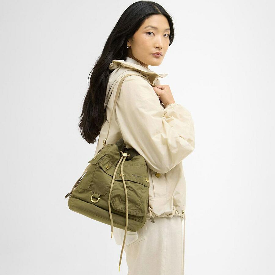 バブアー ミア ドローストリング トートバッグ Barbour Mia Drawstring Tote Bag LBA0522 バヴアー バブァー バブワー ユニセックス トート 母の日 ギフト | Barbour | 16