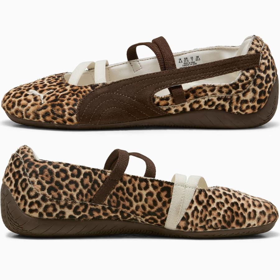 本日爆買 最大+7% プーマ スピードキャット バレエ ワイルド SpeedCat Ballet Wild ドライビングシューズ スニーカー 406689 レオパード Puma | PUMA | 02