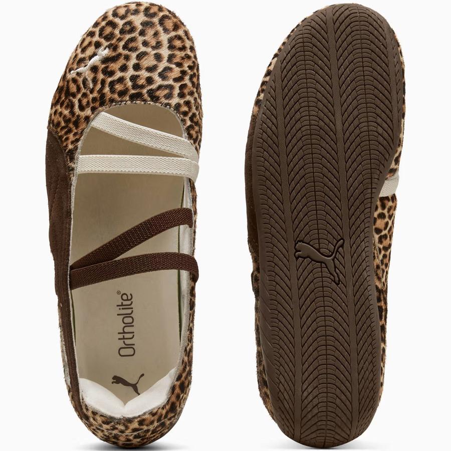 本日爆買 最大+7% プーマ スピードキャット バレエ ワイルド SpeedCat Ballet Wild ドライビングシューズ スニーカー 406689 レオパード Puma | PUMA | 04