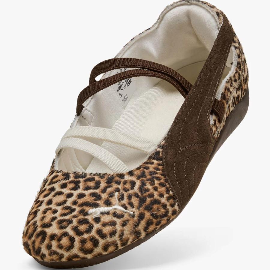 本日爆買 最大+7% プーマ スピードキャット バレエ ワイルド SpeedCat Ballet Wild ドライビングシューズ スニーカー 406689 レオパード Puma | PUMA | 05