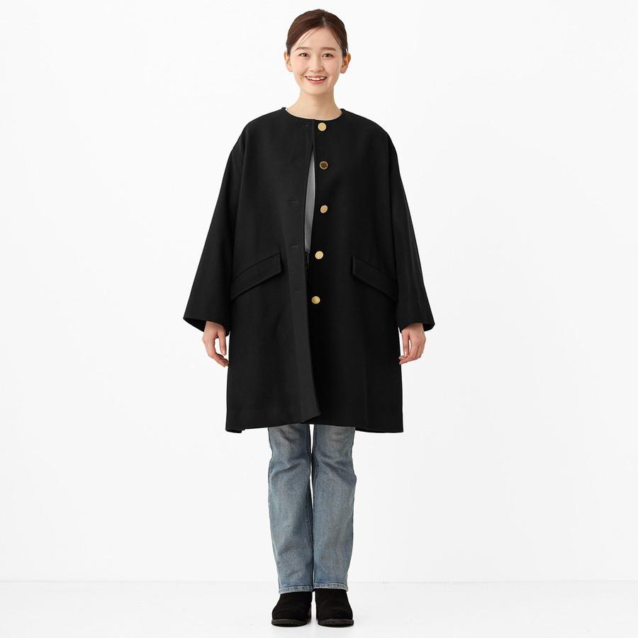 トラディショナル ウェザーウェア レディース ノーカラーコート リントン Linton L252KGFCO0474ML Traditional Weatherwear ウールコート | Traditional Weatherwear | 04