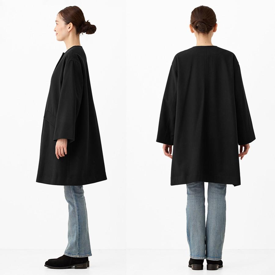 トラディショナル ウェザーウェア レディース ノーカラーコート リントン Linton L252KGFCO0474ML Traditional Weatherwear ウールコート | Traditional Weatherwear | 05