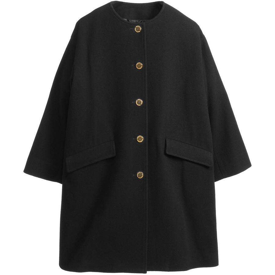 トラディショナル ウェザーウェア レディース ノーカラーコート リントン Linton L252KGFCO0474ML Traditional Weatherwear ウールコート | Traditional Weatherwear | 01