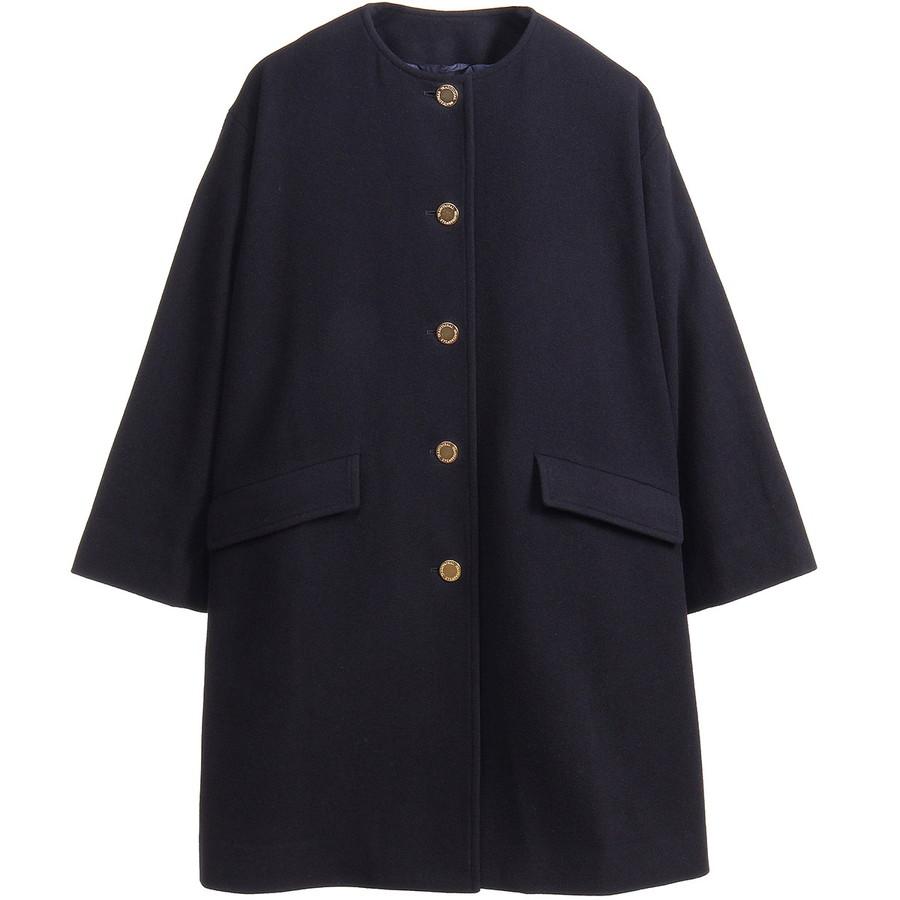 トラディショナル ウェザーウェア レディース ノーカラーコート リントン Linton L252KGFCO0474ML Traditional Weatherwear ウールコート | Traditional Weatherwear | 02