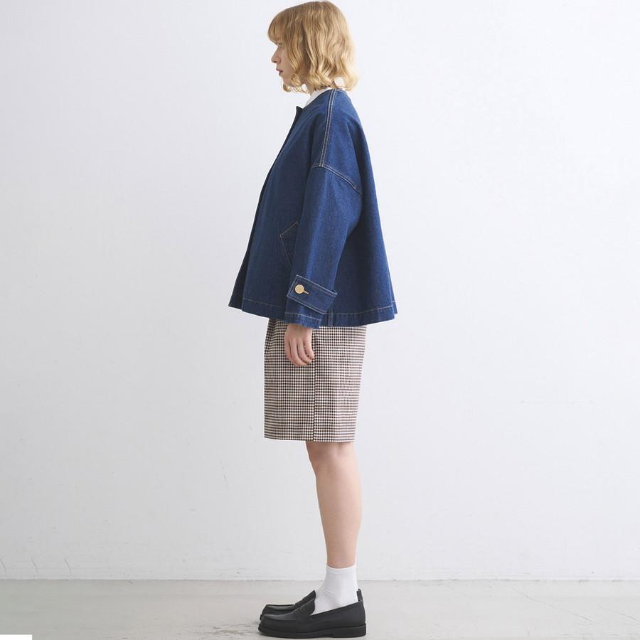 トラディショナルウェザーウェア レディース マールトンノーカラーショートデニム Malton No Collar Short Denim L261CIFCO0469EJ Traditional Weatherwear | Traditional Weatherwear | 10