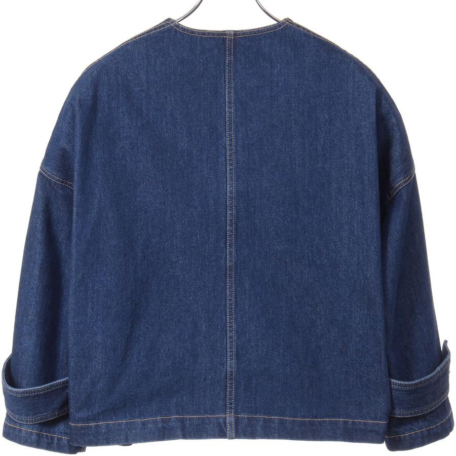 トラディショナルウェザーウェア レディース マールトンノーカラーショートデニム Malton No Collar Short Denim L261CIFCO0469EJ Traditional Weatherwear | Traditional Weatherwear | 02