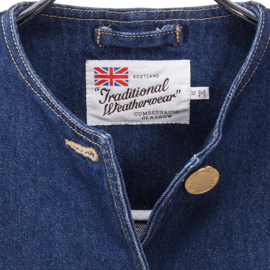 トラディショナルウェザーウェア レディース マールトンノーカラーショートデニム Malton No Collar Short Denim L261CIFCO0469EJ Traditional Weatherwear | Traditional Weatherwear | 03