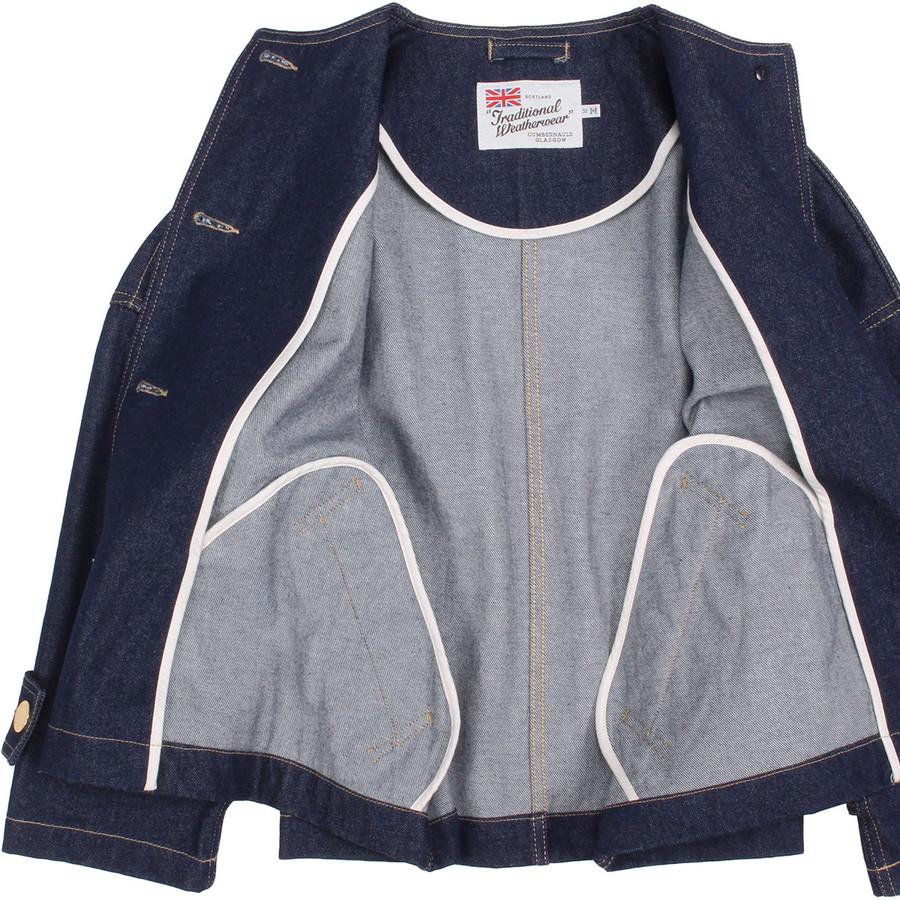 トラディショナルウェザーウェア レディース マールトンノーカラーショートデニム Malton No Collar Short Denim L261CIFCO0469EJ Traditional Weatherwear | Traditional Weatherwear | 08