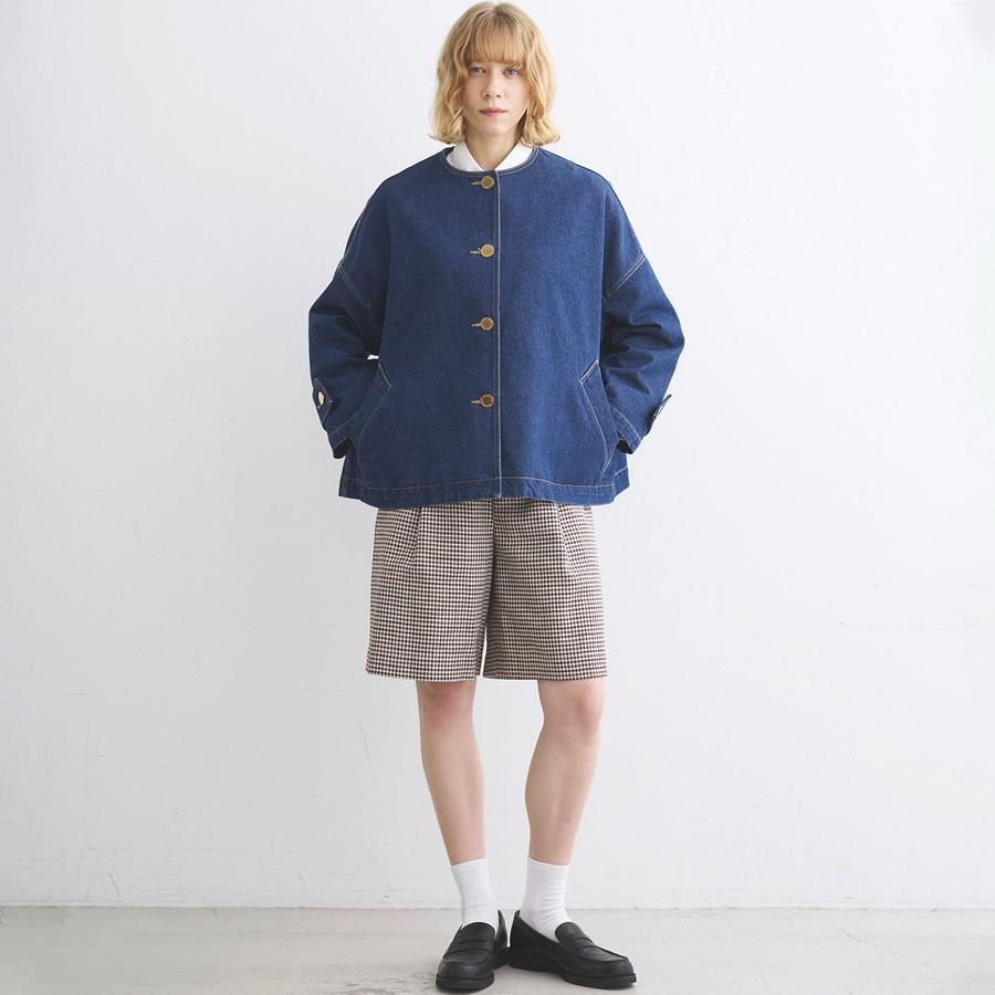 トラディショナルウェザーウェア レディース マールトンノーカラーショートデニム Malton No Collar Short Denim L261CIFCO0469EJ Traditional Weatherwear | Traditional Weatherwear | 09