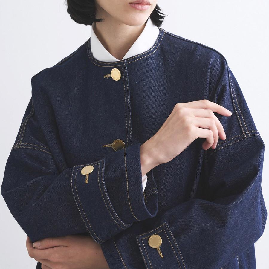 美品 2025最新 トラディショナルウェザーウェア MALTON デニムコート Traditional Weatherwear（トラディショナル ウェザーウェア） ステン