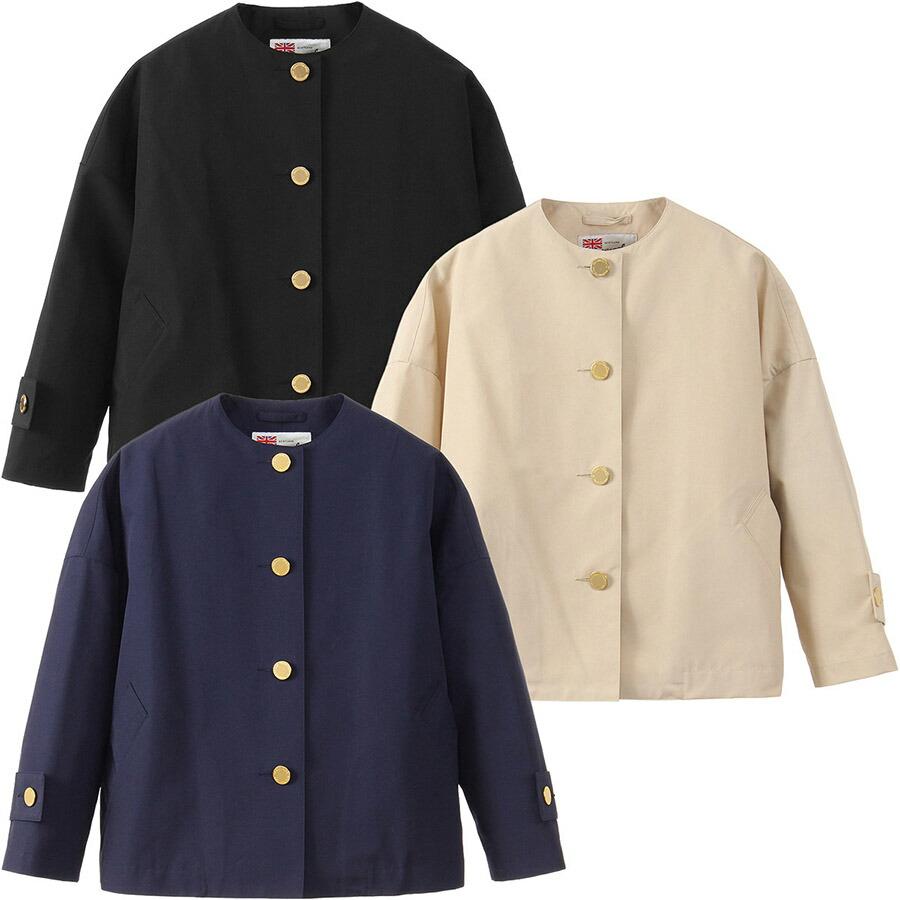 トラディショナルウェザーウェア レディース コート マールトンノーカラーショート Malton No Collar Short L261KGFCO0466RO Traditional Weatherwear | Traditional Weatherwear