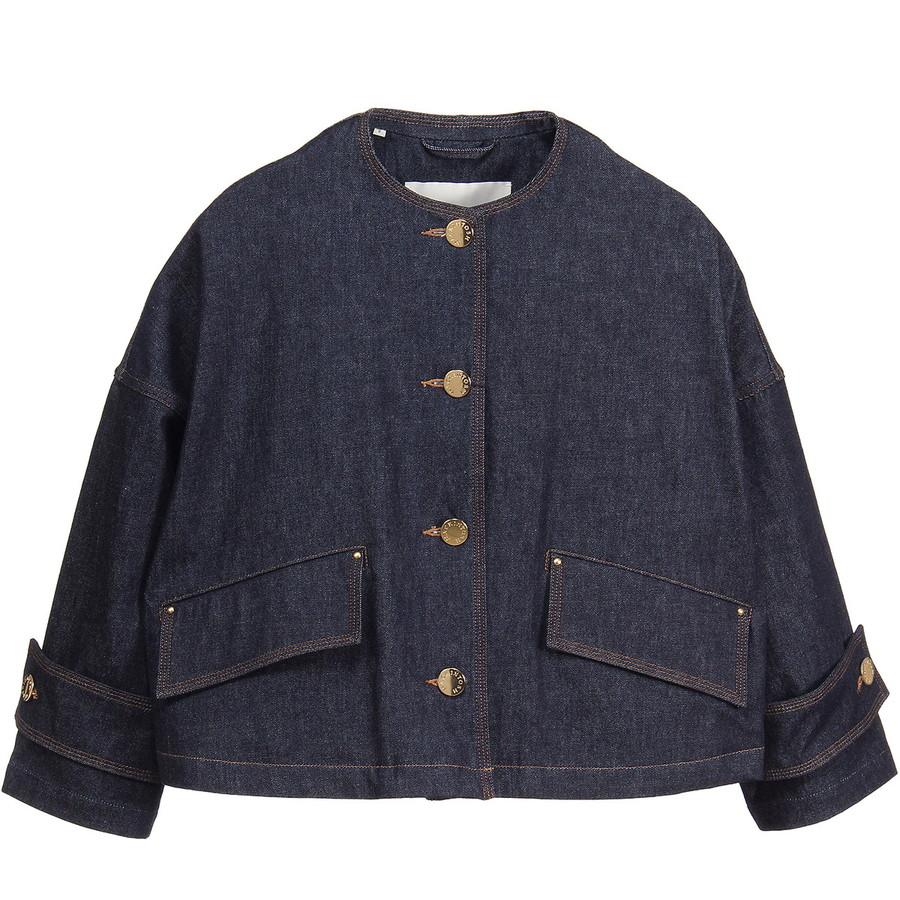 本日最大+7%超PayPay祭 マッキントッシュ レディース ジャケット ハンビー ノーカラーデニムジャケット Humbie Denim Jacket L261ND1004BGALT Mackintosh | Mackintosh