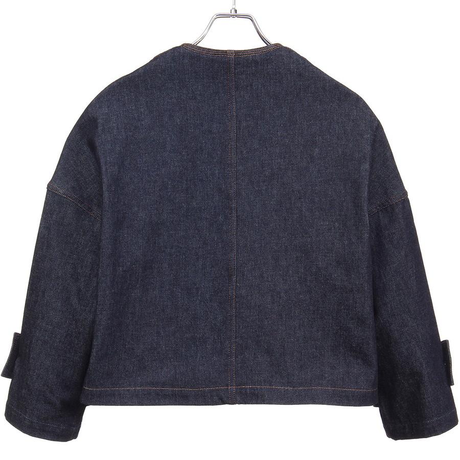 本日最大+7%超PayPay祭 マッキントッシュ レディース ジャケット ハンビー ノーカラーデニムジャケット Humbie Denim Jacket L261ND1004BGALT Mackintosh | Mackintosh | 02