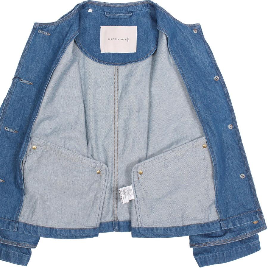 マッキントッシュ レディース ジャケット ハンビー ノーカラーデニムジャケット Humbie Denim Jacket L261ND1004BGALW Mackintosh 母の日 ギフト プレゼント | Mackintosh | 09