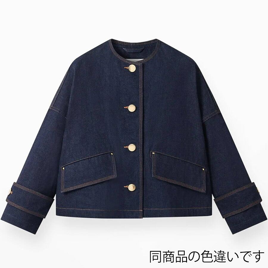 マッキントッシュ レディース ジャケット ハンビー ノーカラーデニムジャケット Humbie Denim Jacket L261ND1004BGALW Mackintosh 母の日 ギフト プレゼント | Mackintosh | 10