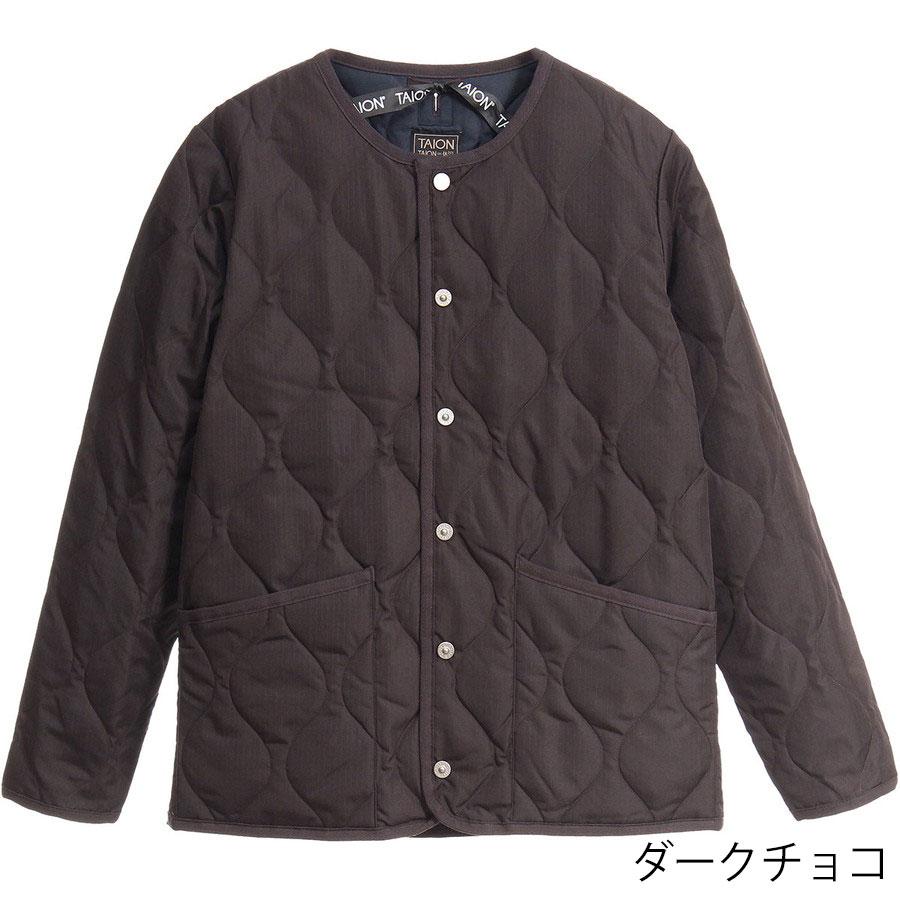 タイオン ダウンジャケット ミリタリー クルーネック ダウンジャケット Military Crew Neck Down Jkt 104B2ML-1 Taion メンズ レディース | TAION | 05