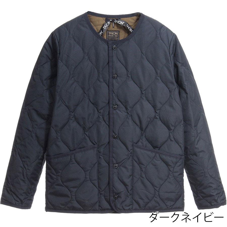 タイオン ダウンジャケット ミリタリー クルーネック ダウンジャケット Military Crew Neck Down Jkt 104B2ML-1 Taion メンズ レディース | TAION | 03