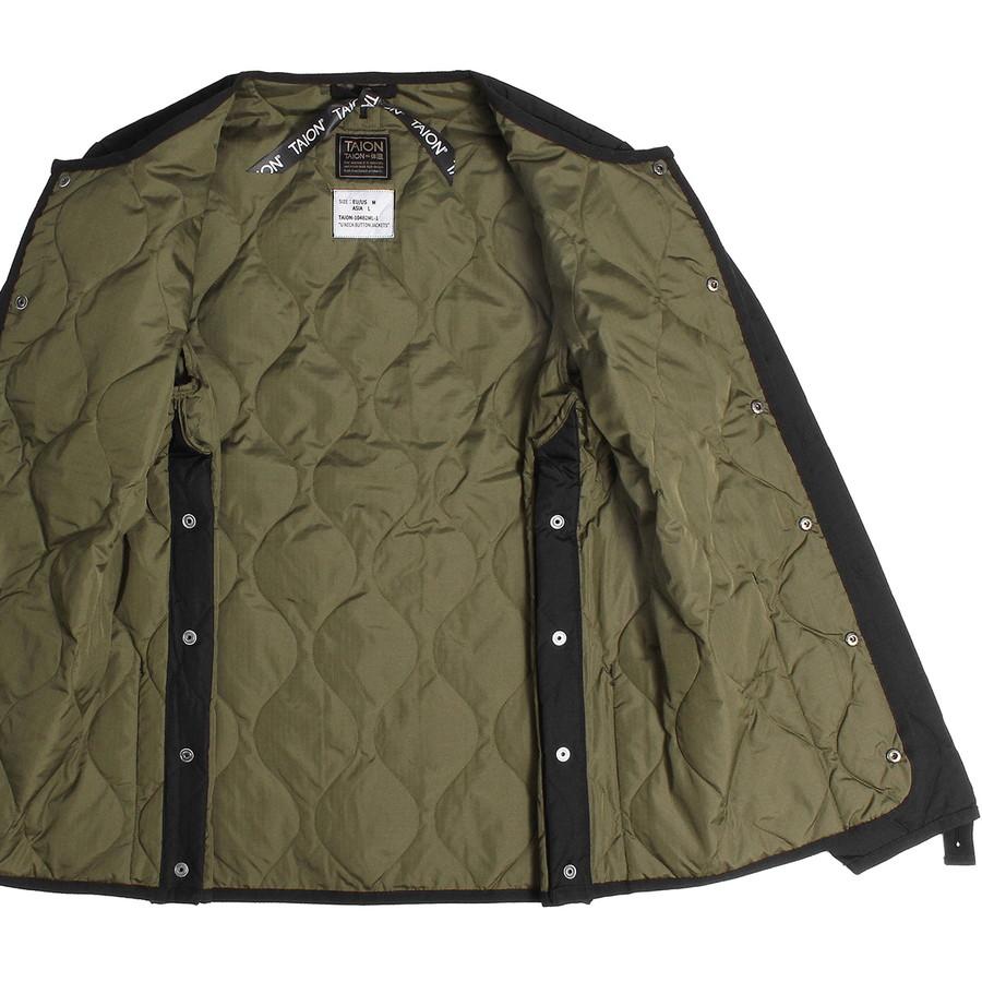 タイオン ダウンジャケット ミリタリー クルーネック ダウンジャケット Military Crew Neck Down Jkt 104B2ML-1 Taion メンズ レディース | TAION | 13