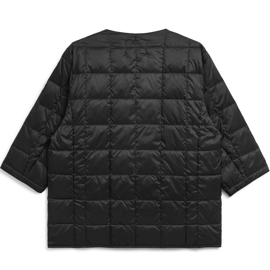 1/4プレミアム会員+5% タイオン レディース ダウンジャケット Taion W014 クルーネック七分袖 ダウンジャケットCrew Neck 3/4 Sleeve Down ダウン ジャケット | TAION | 06