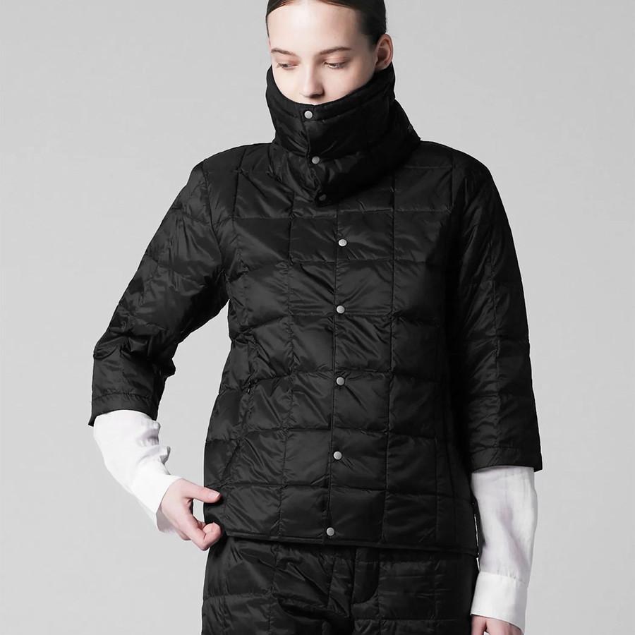 1/4プレミアム会員+5% タイオン レディース ダウンジャケット Taion W014 クルーネック七分袖 ダウンジャケットCrew Neck 3/4 Sleeve Down ダウン ジャケット | TAION | 12