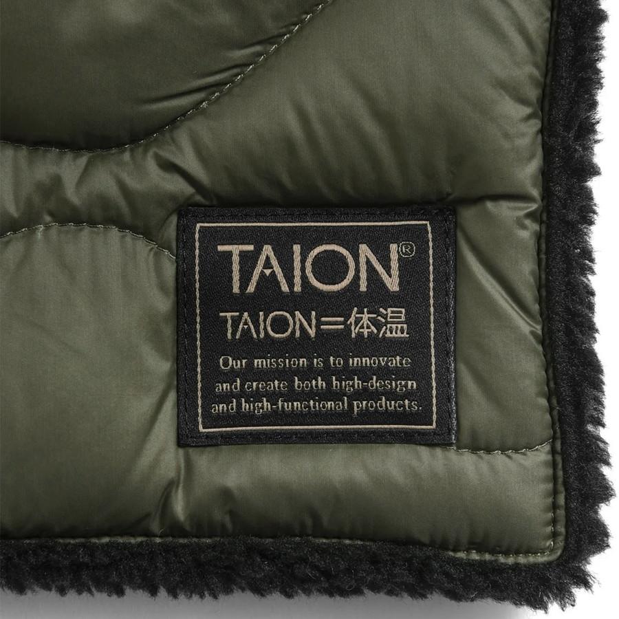 タイオン メンズ レディース ミリタリー リバーシブルマフラー Taion R201ALSML-1 Military Reversible Muffler マフラー ダウン リバーシブル | TAION | 10