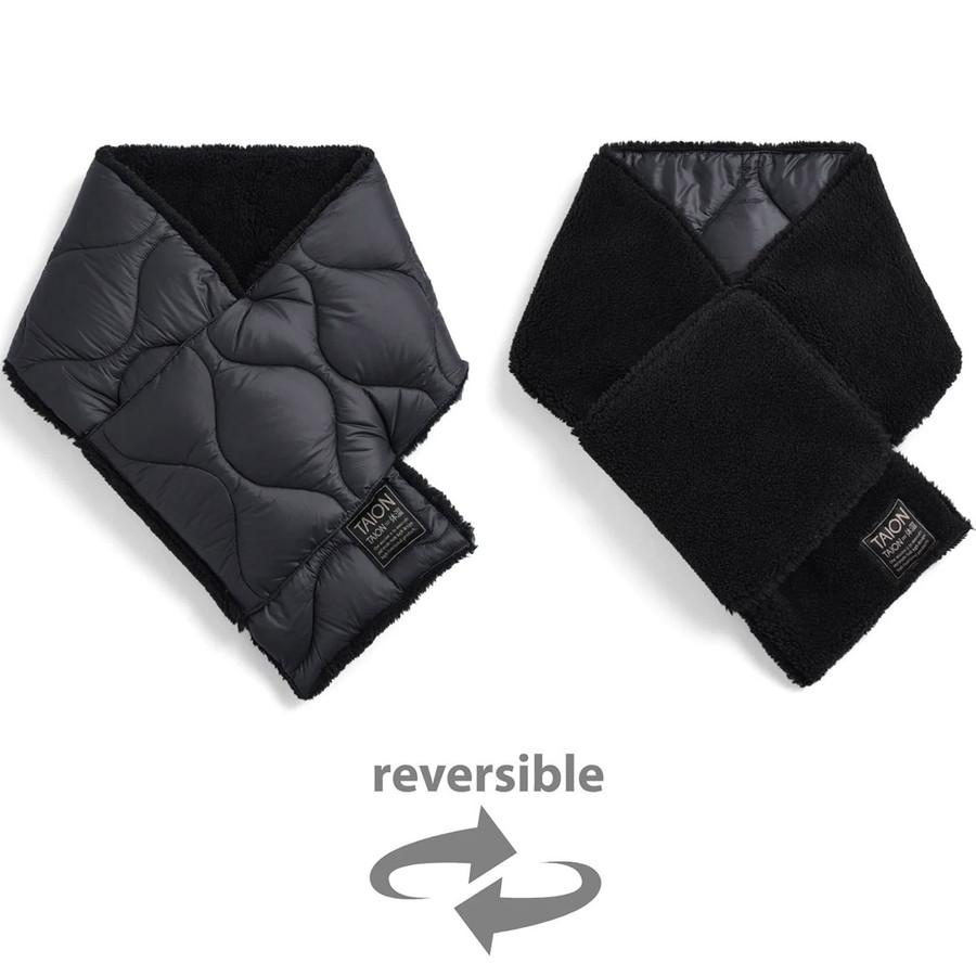 タイオン メンズ レディース ミリタリー リバーシブルマフラー Taion R201ALSML-1 Military Reversible Muffler マフラー ダウン リバーシブル | TAION | 03