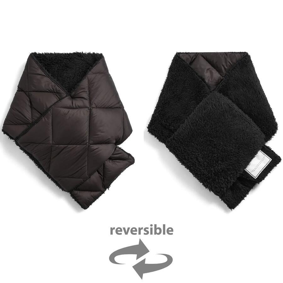 12/28+5% タイオン メンズ レディース シティ リバーシブルダウンマフラー Taion R201CI City Reversible Down Muffler マフラー ダウン リバーシブル | TAION | 06