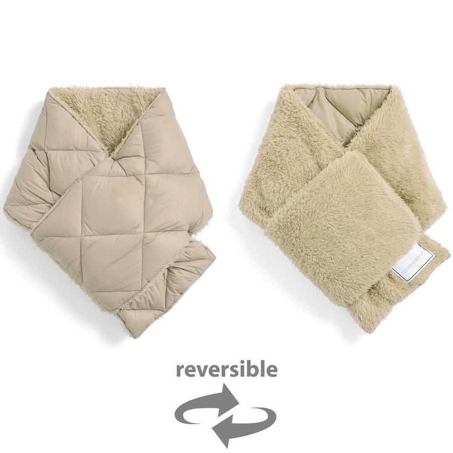 12/28+5% タイオン メンズ レディース シティ リバーシブルダウンマフラー Taion R201CI City Reversible Down Muffler マフラー ダウン リバーシブル | TAION | 07