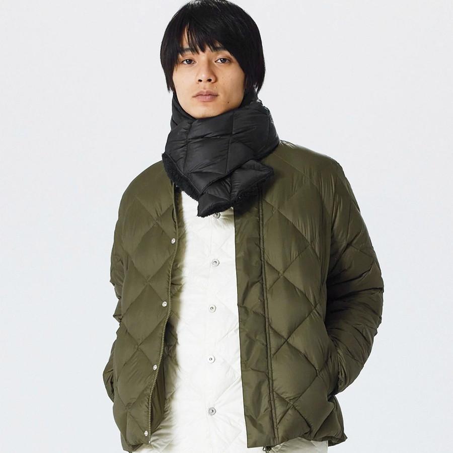 12/28+5% タイオン メンズ レディース シティ リバーシブルダウンマフラー Taion R201CI City Reversible Down Muffler マフラー ダウン リバーシブル | TAION | 08