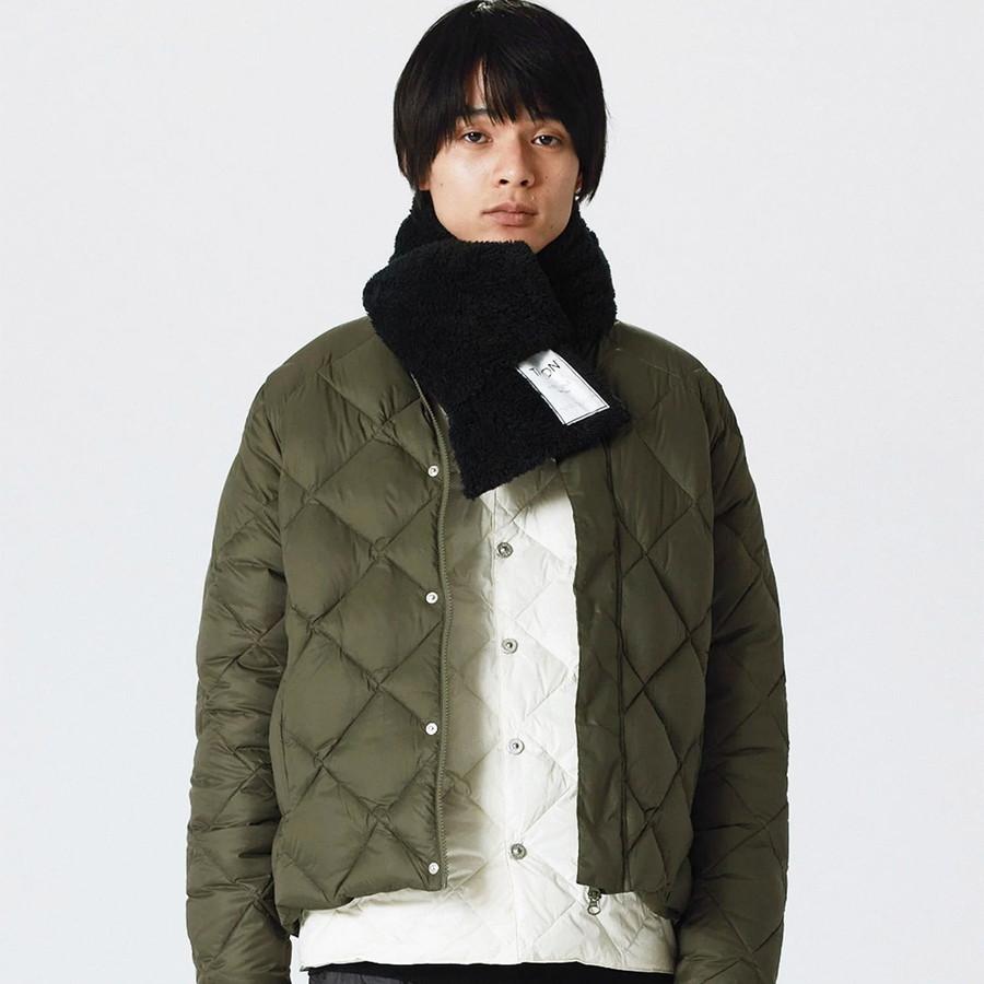 12/28+5% タイオン メンズ レディース シティ リバーシブルダウンマフラー Taion R201CI City Reversible Down Muffler マフラー ダウン リバーシブル | TAION | 09