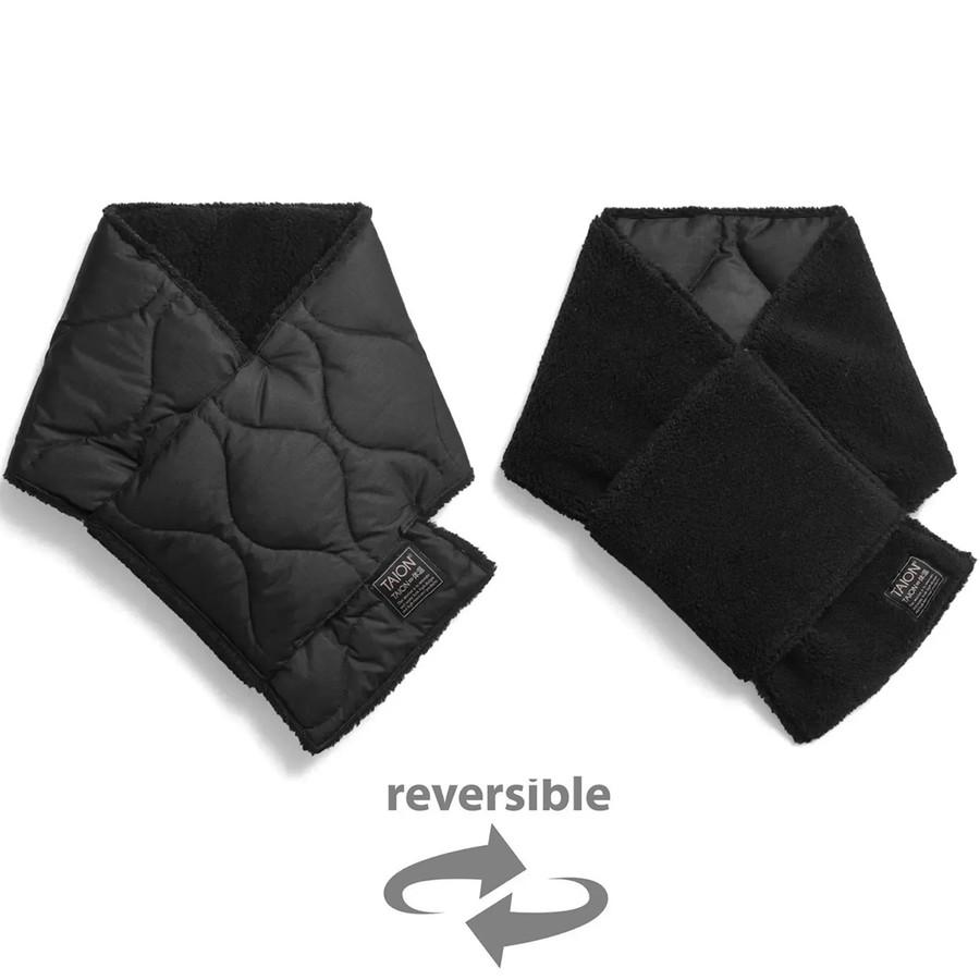 タイオン メンズ レディース ミリタリー リバーシブルダウンマフラー Taion R201ML-1 Militaly Reversible Down Muffler マフラー ダウン | TAION | 01