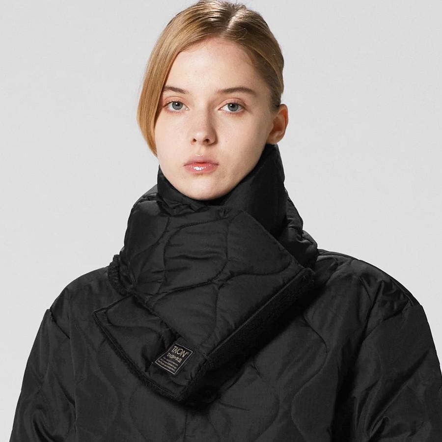 タイオン メンズ レディース ミリタリー リバーシブルダウンマフラー Taion R201ML-1 Militaly Reversible Down Muffler マフラー ダウン | TAION | 06