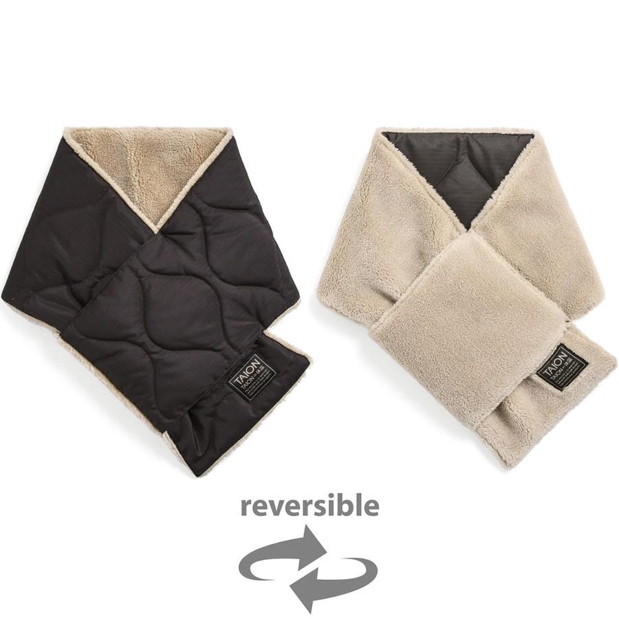 タイオン メンズ レディース ミリタリー リバーシブルダウンマフラー Taion R201ML-1 Militaly Reversible Down Muffler マフラー ダウン | TAION | 03