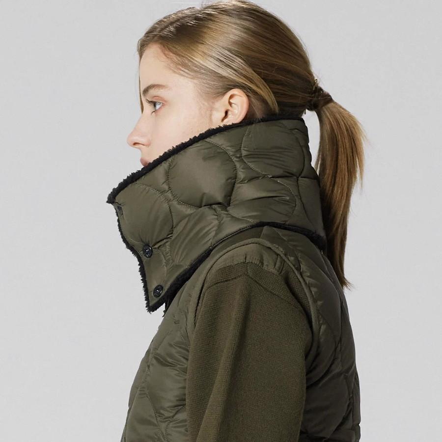 タイオン ユニセックス ミリタリー リバーシブルダウンネックウォーマー Taion R203ALSML-1 Militaly Reversible Neck Warmer ダウン | TAION | 10