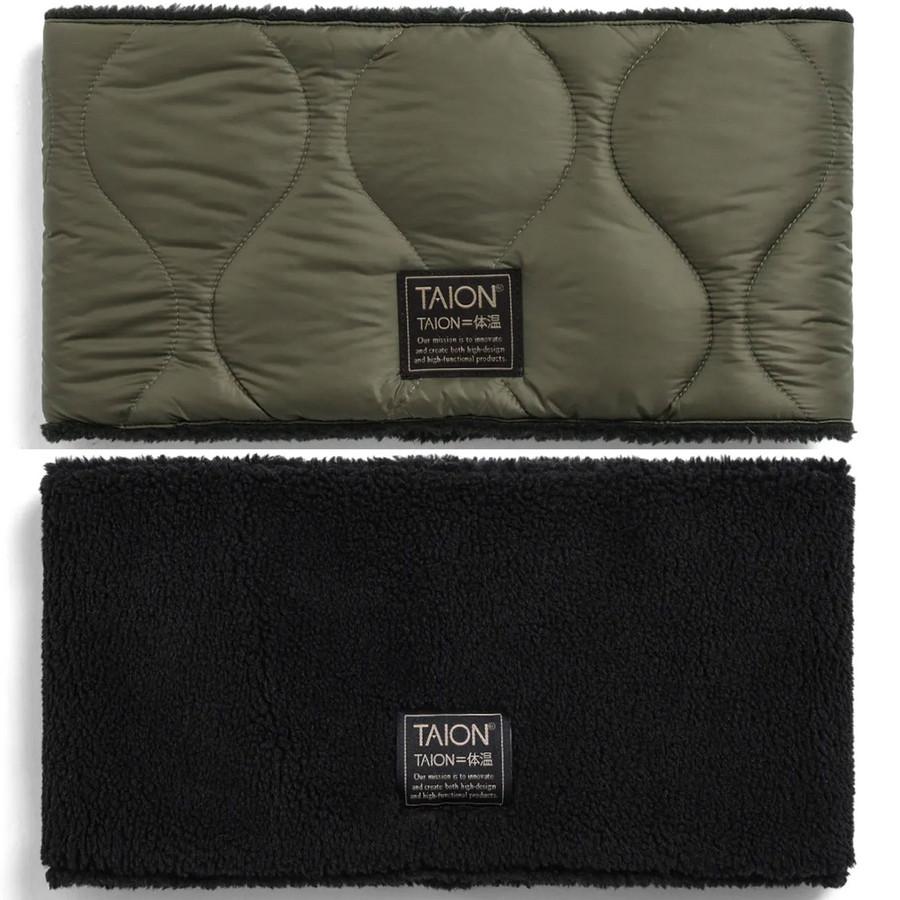 タイオン ユニセックス ミリタリー リバーシブルダウンネックウォーマー Taion R203ALSML-1 Militaly Reversible Neck Warmer ダウン | TAION | 13