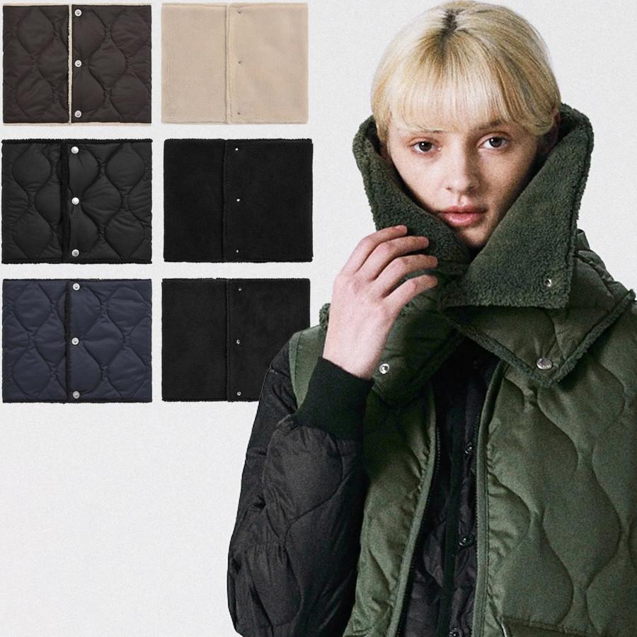 タイオン メンズ レディース ミリタリー リバーシブルダウンネックウォーマー Taion R203ML-1 Militaly Reversible Down Neck Warmer | TAION