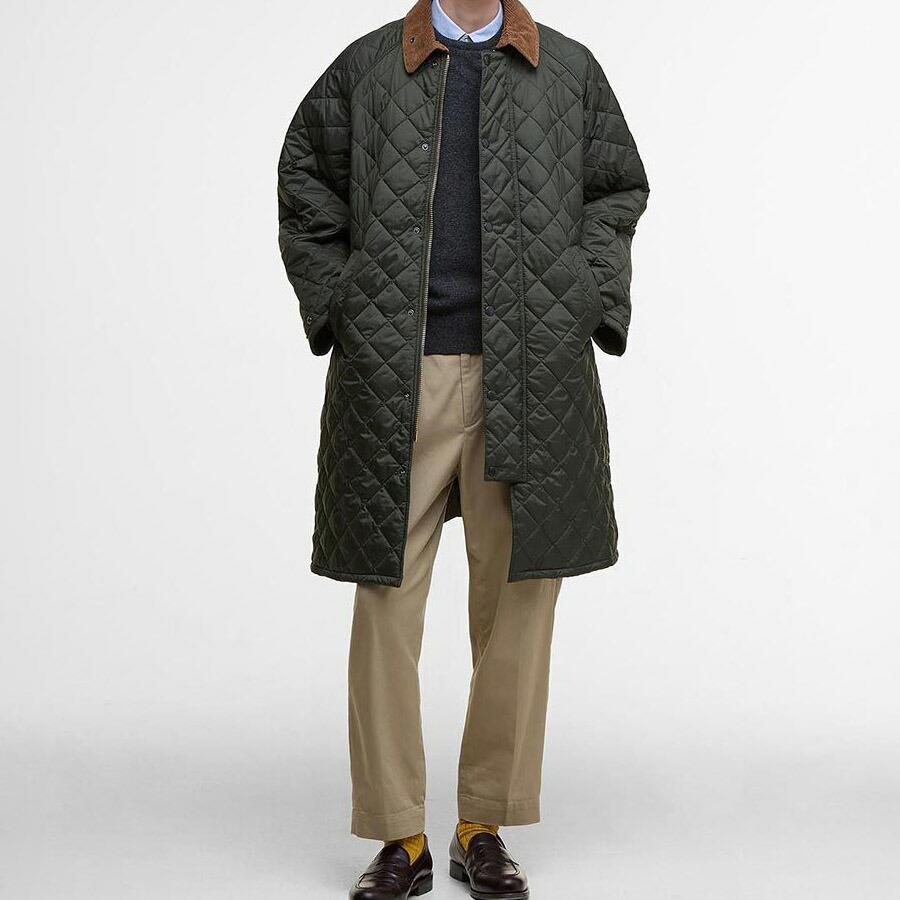 バブアー メンズ レディース ミドルレングス キルティングコート エクスモア Barbour Exmoor MQU1867 キルティング ミドル レングス コート | Barbour | 19