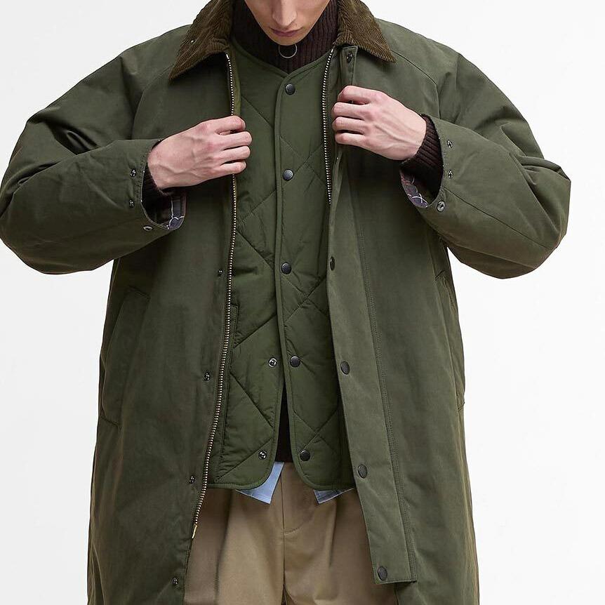 バブアー メンズ レディース 中綿 ミドルレングス コートエクスモア Barbour Exmoor MCA1066 バーブァー バヴアー ユニセックス 中綿 コート | Barbour | 11