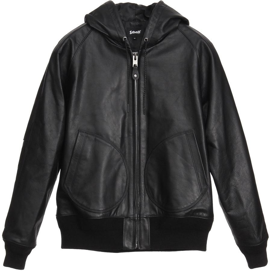 ショット レザーフーデットジャケット Leather Hooed Jacket 7825950055 Schott パーカー フード レザージャケット レザーパーカー | Schott N.Y.C