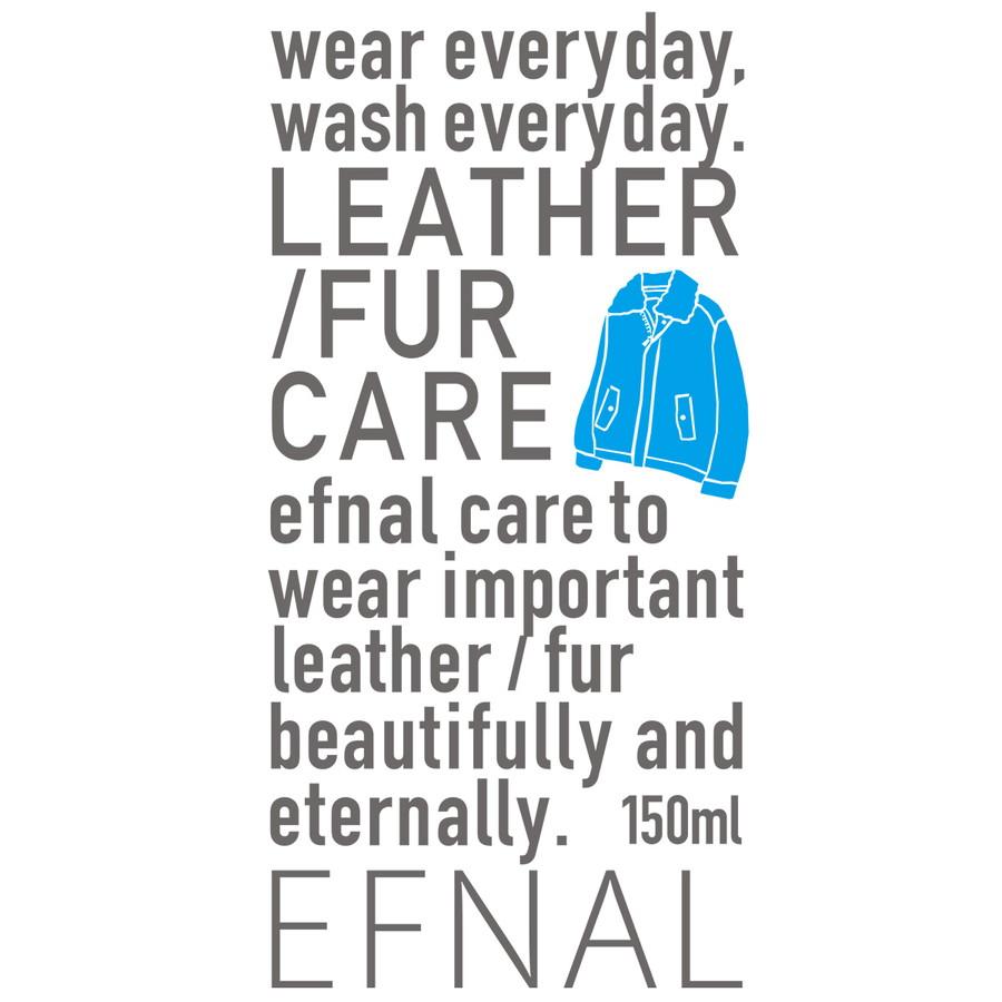イフナル ケア レザー・ファー専用洗剤 150ml Efcr005 Efnal Care イフナルケア 洗剤 クリーニング 洗濯 レザー ファー Efnalcare |  | 03