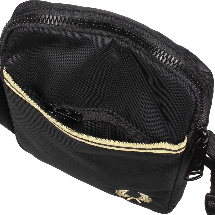 フレッドペリー ショルダーバッグ ティップドテープスモールサイドバッグ Tipped Tape Small Side Bag L2809 リサイクルポリエステル Fredperry ユニセックス | FRED PERRY | 04