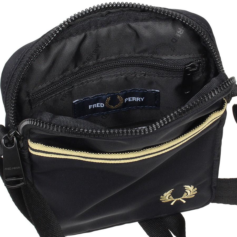 フレッドペリー ショルダーバッグ ティップドテープスモールサイドバッグ Tipped Tape Small Side Bag L2809 リサイクルポリエステル Fredperry ユニセックス | FRED PERRY | 05