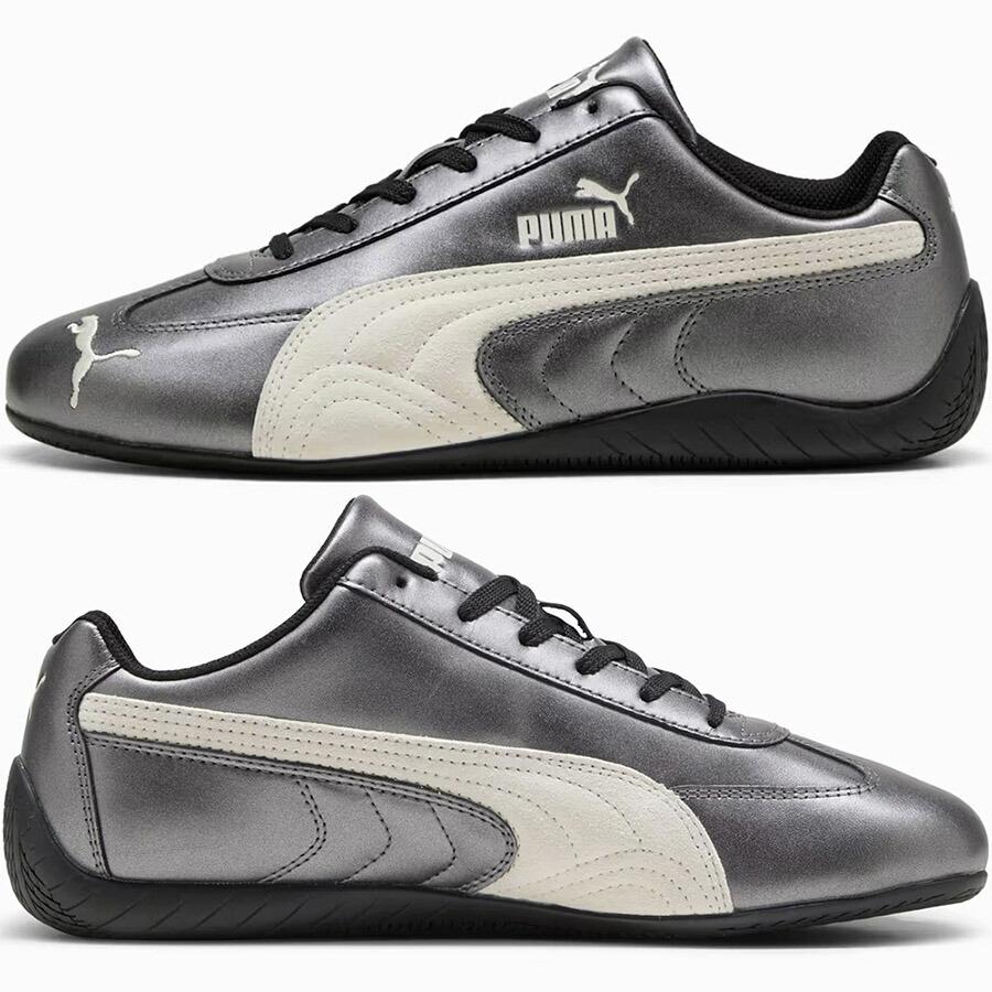 本日爆買 最大+7% プーマ スピードキャット メタリック スニーカー SpeedCat Metallic Sneakerドライビングシューズ 403689 レザー Puma ユニセックス | PUMA | 02