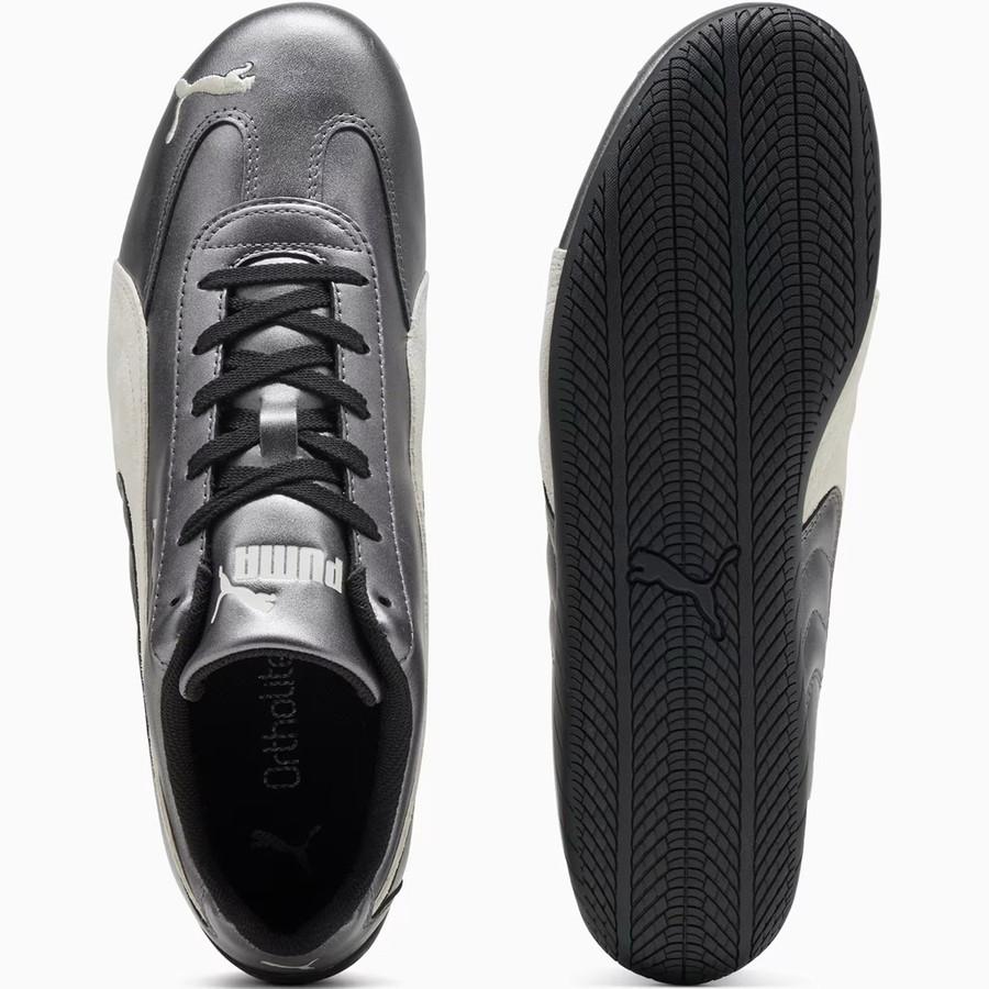 本日爆買 最大+7% プーマ スピードキャット メタリック スニーカー SpeedCat Metallic Sneakerドライビングシューズ 403689 レザー Puma ユニセックス | PUMA | 04