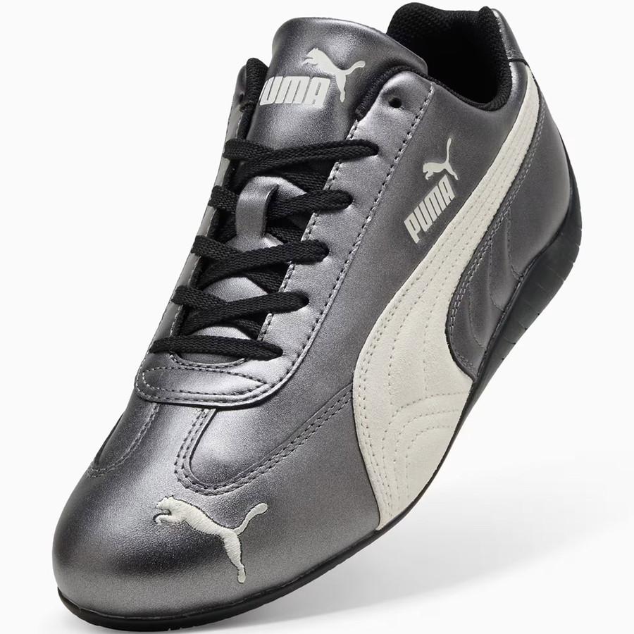 本日爆買 最大+7% プーマ スピードキャット メタリック スニーカー SpeedCat Metallic Sneakerドライビングシューズ 403689 レザー Puma ユニセックス | PUMA | 01