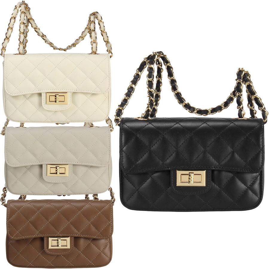 本日爆買 最大+7% オウレンティ ショルダーバッグ DI-2952-3-SA Aulentti オーレンティ キルティング 本革 レディース ショルダー | AULENTTI